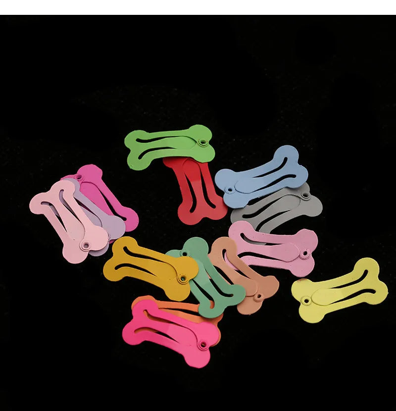 5Pcs/lot Cute Dog Hairpin Colorful Bone Shape Hairpin Pet Small Dogs Hair Clips for Chihuahua Pug Grooming Dog Accessories - The Urban Blasts Ltd