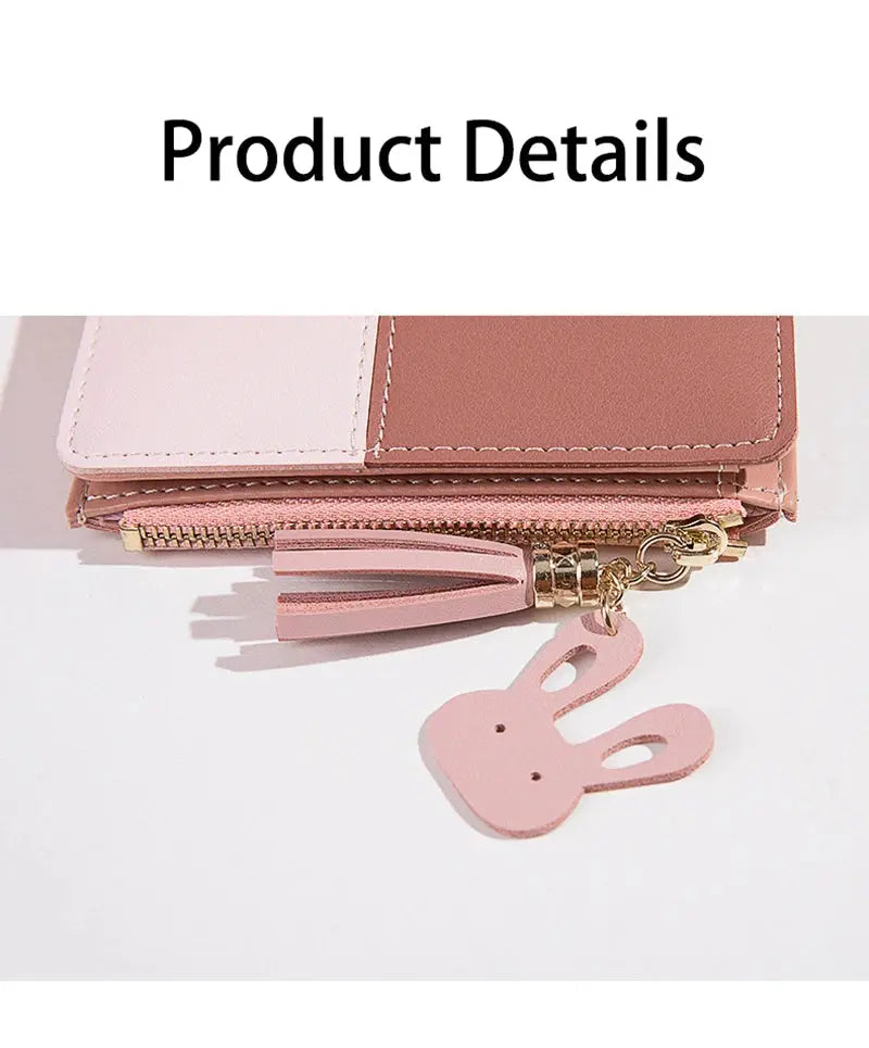 Women's Wallet PU Leather Women's Wallet Made of Leather Women Purses Card Holder Foldable Portable Lady Coin Purses - The Urban Blasts Ltd