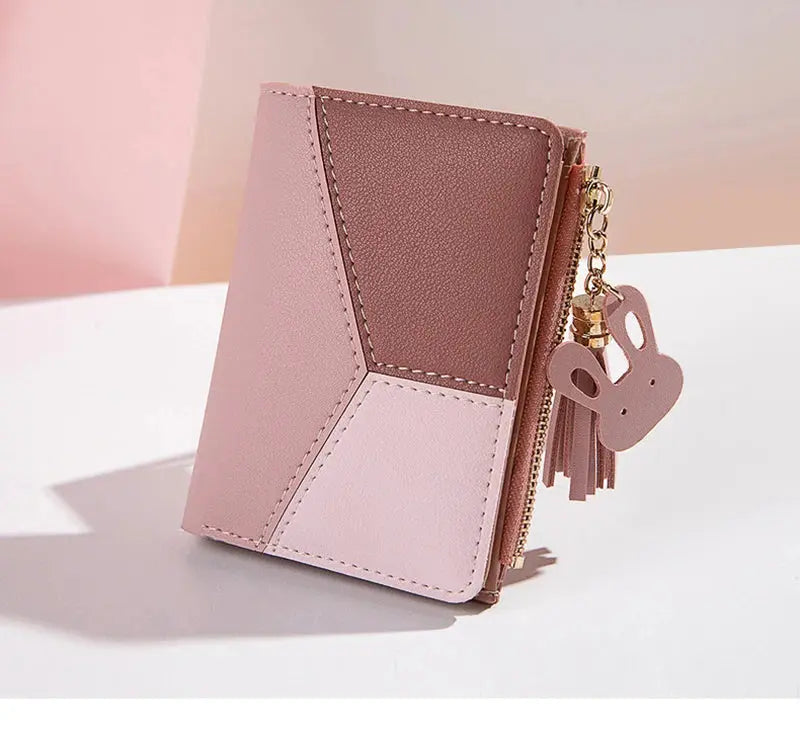 Women's Wallet PU Leather Women's Wallet Made of Leather Women Purses Card Holder Foldable Portable Lady Coin Purses - The Urban Blasts Ltd