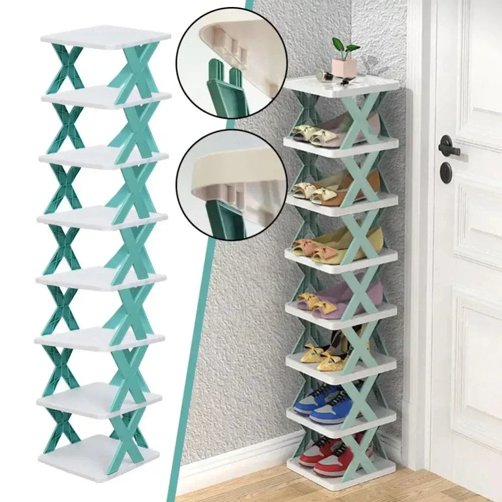 Shoes Racks Storage Organizer Detachable Shoe Racks Saves Family Household Rack Multi Layer Simple Shoes Shelf Color Cabinet - The Urban Blasts Ltd
