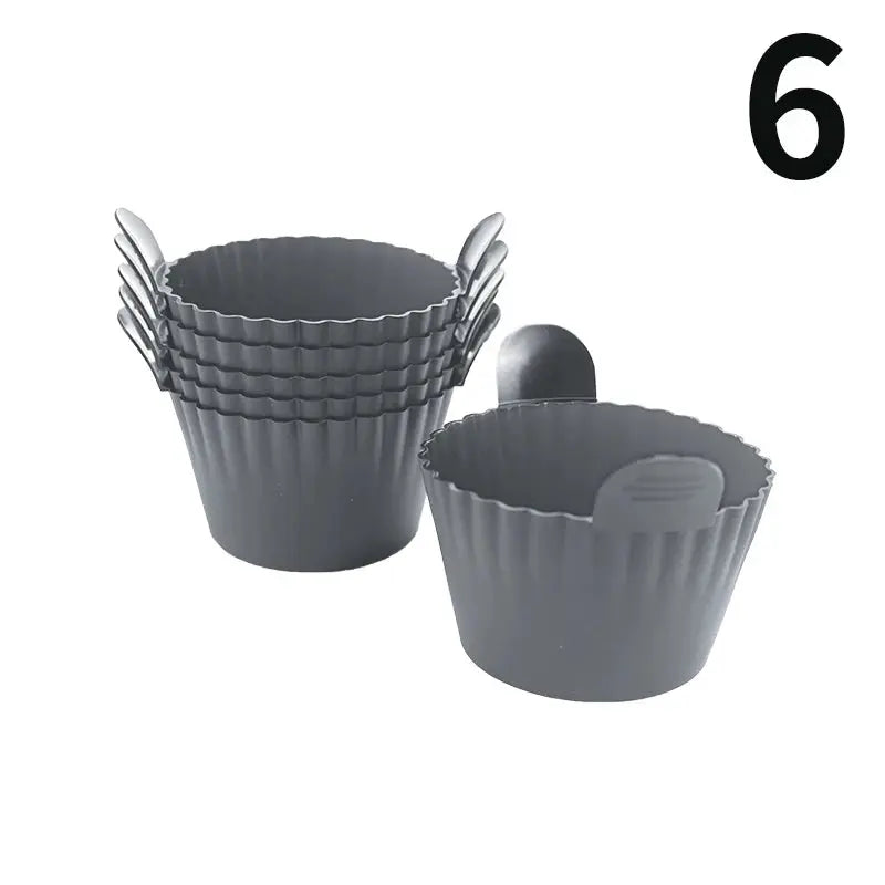 Silicone Air Fryer Egg Poacher Silicone Cupcake Baking Cups Ramekins For Air Fryer Ovens Air Fryer Silicone Basket - The Urban Blasts Ltd