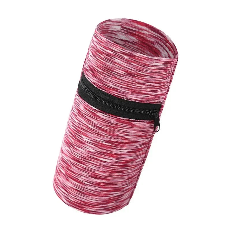 Mini Unisex Cotton Wrist Wallet Pouch with Zipper for Fitness Sports Running Gym Cycling - Secure Coin Purse Band - The Urban Blasts Ltd