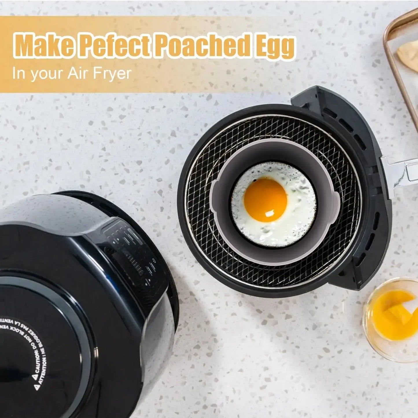 Silicone Air Fryer Egg Poacher Silicone Cupcake Baking Cups Ramekins For Air Fryer Ovens Air Fryer Silicone Basket - The Urban Blasts Ltd
