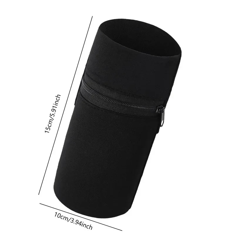Mini Unisex Cotton Wrist Wallet Pouch with Zipper for Fitness Sports Running Gym Cycling - Secure Coin Purse Band - The Urban Blasts Ltd