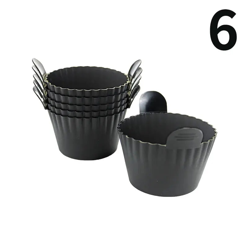Silicone Air Fryer Egg Poacher Silicone Cupcake Baking Cups Ramekins For Air Fryer Ovens Air Fryer Silicone Basket - The Urban Blasts Ltd