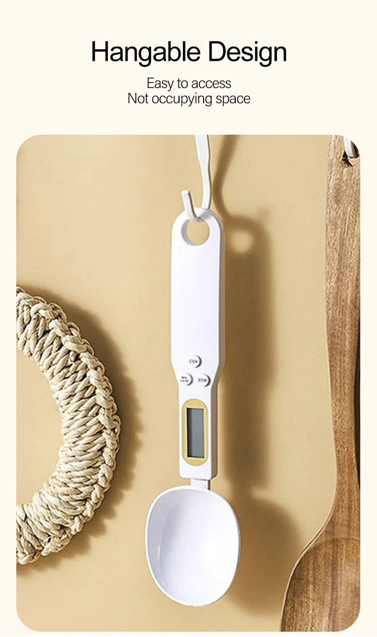 500g/0.1g Weight Measuring Spoon Portable LCD Digital Kitchen Scale Electronic Food Measuring Spoon Scale Kitchen Tool for Food - The Urban Blasts Ltd