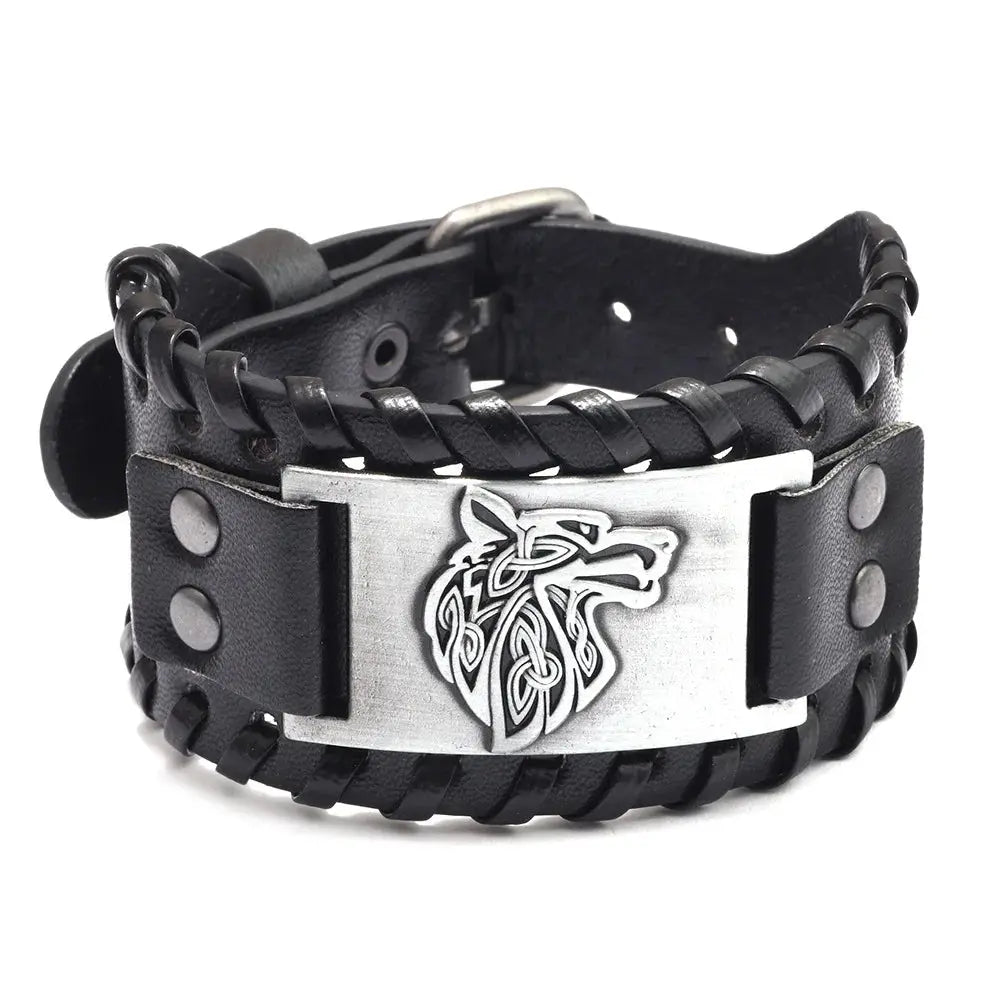 Retro Wide Leather Pirate Compass Bracelet Celtic Viking Compass Bracelet Jewellery Accessories Gifts More Styles & Sizes Inside - The Urban Blasts Ltd
