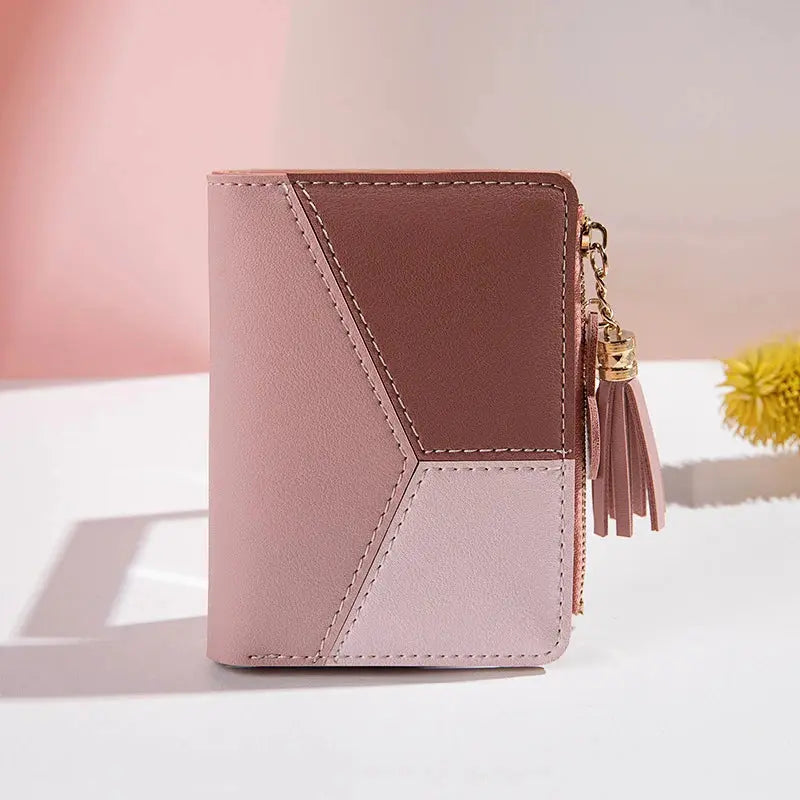 Women's Wallet PU Leather Women's Wallet Made of Leather Women Purses Card Holder Foldable Portable Lady Coin Purses - The Urban Blasts Ltd