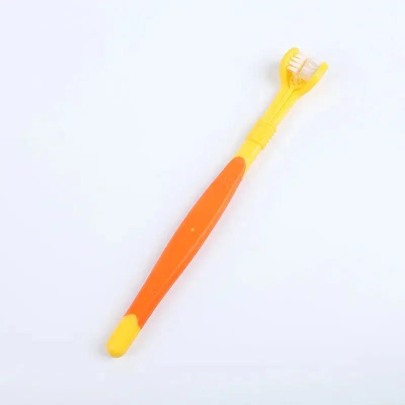3 - Sided Pet Toothbrush Dog Plastic Toothbrush Removing Bad Breath Tartar Cleaning Mouth Pet Dental Care Cat Cleaning Mouth - The Urban Blasts Ltd