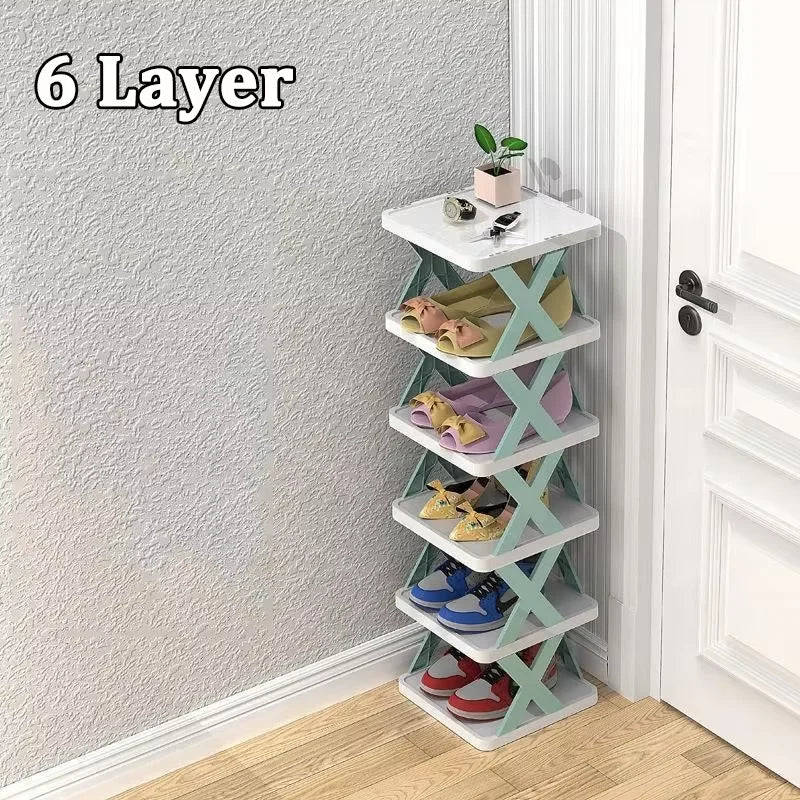 Shoes Racks Storage Organizer Detachable Shoe Racks Saves Family Household Rack Multi Layer Simple Shoes Shelf Color Cabinet - The Urban Blasts Ltd