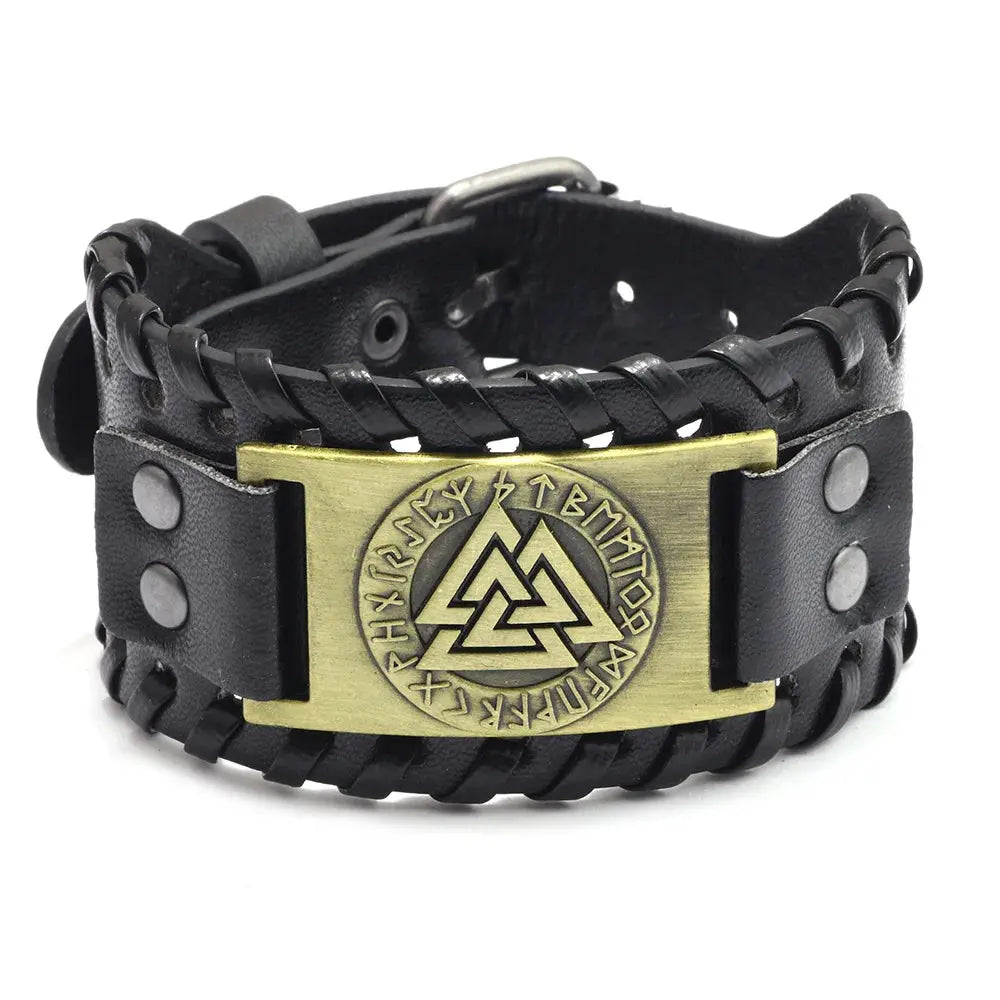 Retro Wide Leather Pirate Compass Bracelet Celtic Viking Compass Bracelet Jewellery Accessories Gifts More Styles & Sizes Inside - The Urban Blasts Ltd