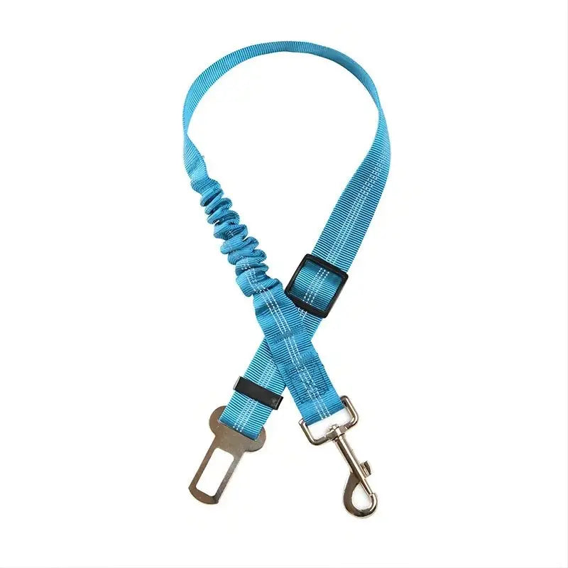 Elastic Nylon Dog Seat Belt For Small Large Dogs Adjustable Reflective Durable Lead Puppy Travel Car Safety Rope - The Urban Blasts Ltd