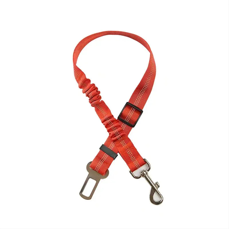 Elastic Nylon Dog Seat Belt For Small Large Dogs Adjustable Reflective Durable Lead Puppy Travel Car Safety Rope - The Urban Blasts Ltd
