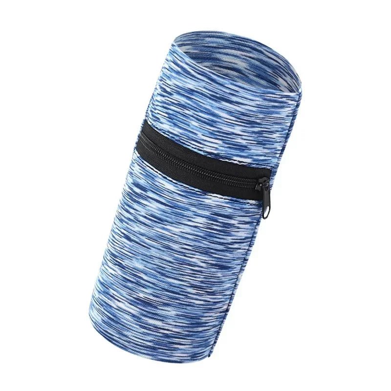 Mini Unisex Cotton Wrist Wallet Pouch with Zipper for Fitness Sports Running Gym Cycling - Secure Coin Purse Band - The Urban Blasts Ltd