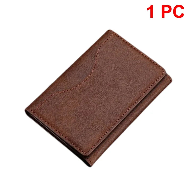 Trifold Magnetic Phone Wallet PU Leather Card Bag Magsafe Card Holder Wallet for Apple IPhone 16 15 12 13 14 Pro Max Plus Mini - The Urban Blasts Ltd