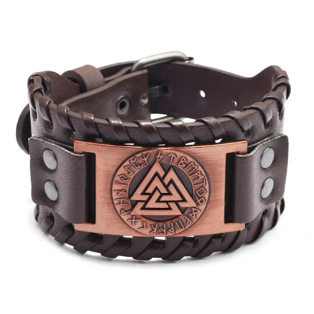 Retro Wide Leather Pirate Compass Bracelet Celtic Viking Compass Bracelet Jewellery Accessories Gifts More Styles & Sizes Inside - The Urban Blasts Ltd