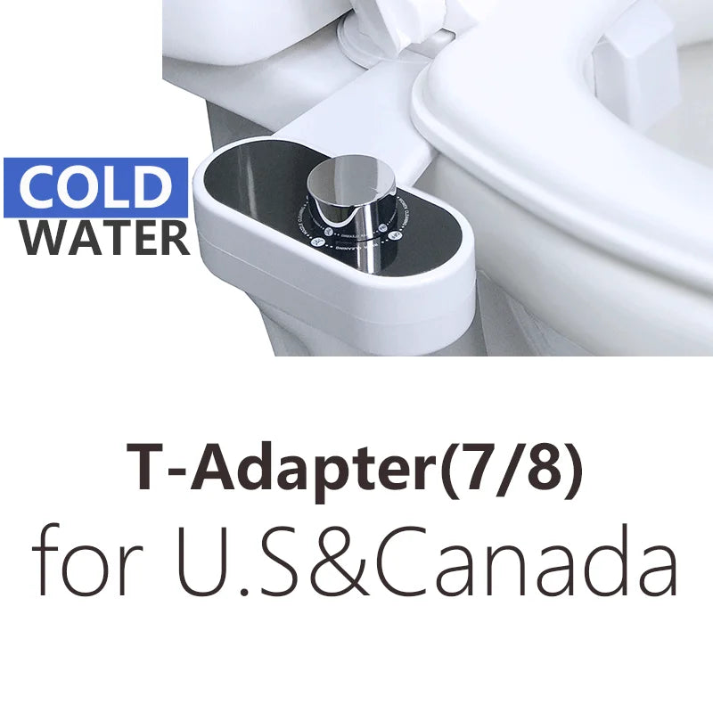 Bidet Hot/ Cold/ Warm Water Bidet for Toilet Seat Attachment Sprayer Shattaf Japanese Cover Dual Nozzle - The Urban Blasts Ltd
