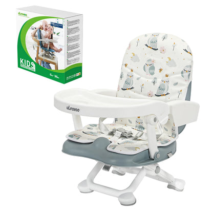 UBRAVOO Portable High Chair 6 Months Plus, Lightweight Easy Clean Folding Booster Chair for Babies Toddlers, ACE1013
