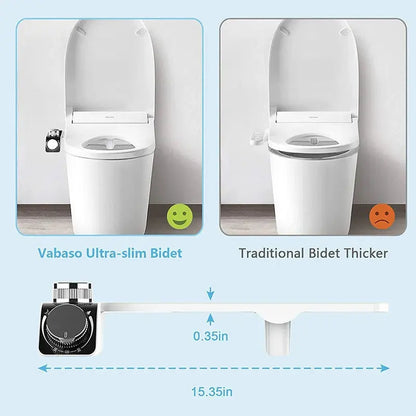 Bidet Toilet Seat Attachment Non-Electric Self-Cleaning Dual Nozzles Wash Hot /Cold Mixer Water Lady Bathroom Accessories Sprayer - The Urban Blasts Ltd