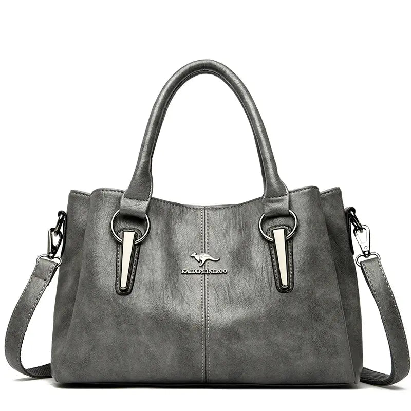 Genuine 3Layers High Quality Soft Leather Ladies Shoulder Crossbody Bags for Women  Luxury Handbags - The Urban Blasts Ltd