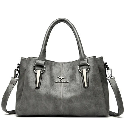 Genuine 3Layers High Quality Soft Leather Ladies Shoulder Crossbody Bags for Women  Luxury Handbags - The Urban Blasts Ltd