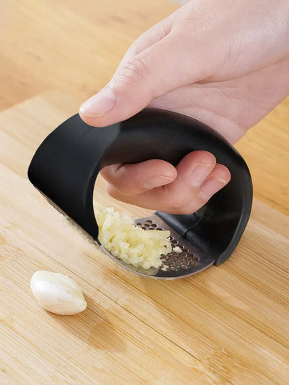 Stainless Steel Garlic Press Crusher Manual Garlic Mincer Chopping Garlic Tool Fruit Vegetable Tools Kitchen Accessories Gadget - The Urban Blasts Ltd