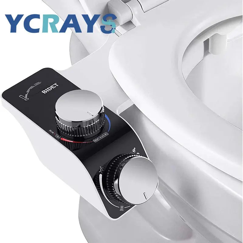 Bidet Toilet Seat Attachment Non-Electric Self-Cleaning Dual Nozzles Wash Hot /Cold Mixer Water Lady Bathroom Accessories Sprayer - The Urban Blasts Ltd