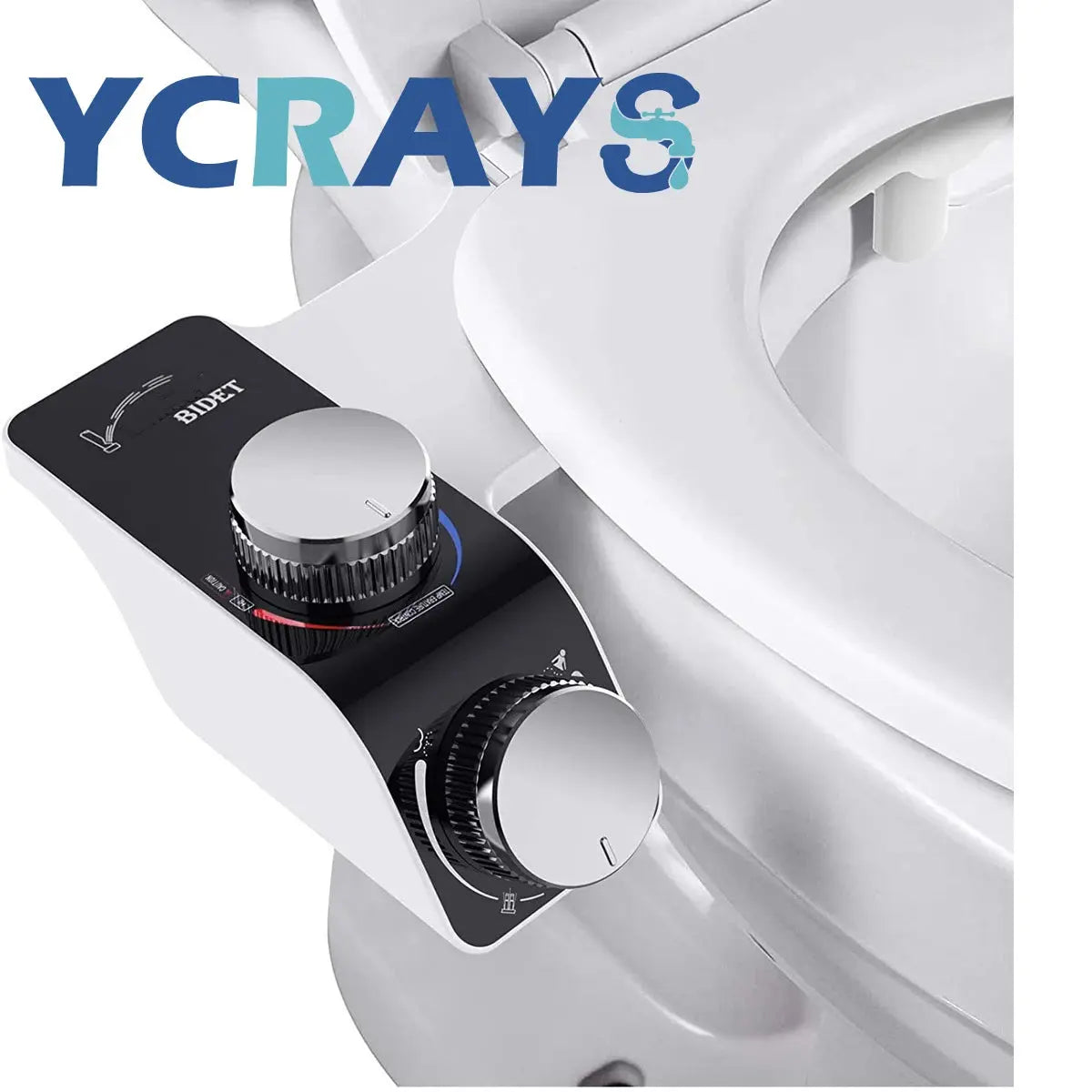 Bidet Toilet Seat Attachment Non-Electric Self-Cleaning Dual Nozzles Wash Hot /Cold Mixer Water Lady Bathroom Accessories Sprayer - The Urban Blasts Ltd