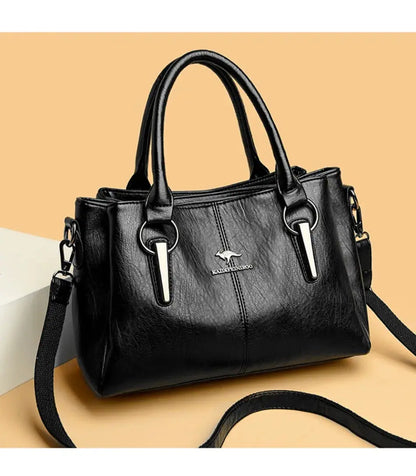 Genuine 3Layers High Quality Soft Leather Ladies Shoulder Crossbody Bags for Women  Luxury Handbags - The Urban Blasts Ltd