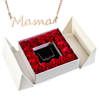 Gifts for Women Jewellery Necklace /w Soap Eternal Rose Gift Box For Valentine's and Mother's day Gifts