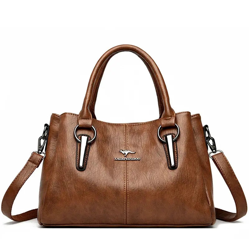 Genuine 3Layers High Quality Soft Leather Ladies Shoulder Crossbody Bags for Women  Luxury Handbags - The Urban Blasts Ltd
