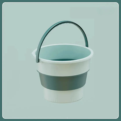 5/10L Folding Portable Bucket with Cover Car Wash Fishing Bathroom Tool Silicone Bucket Outdoor Camping Household Supplies - The Urban Blasts Ltd