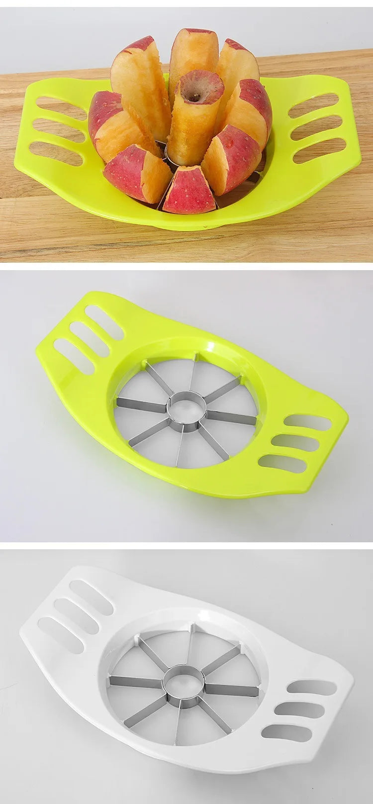 Stainless Steel for Apple-Cutter Slice Apples in Seconds with this 1pc Stainless Steel for Apple-Cutter - The Urban Blasts Ltd