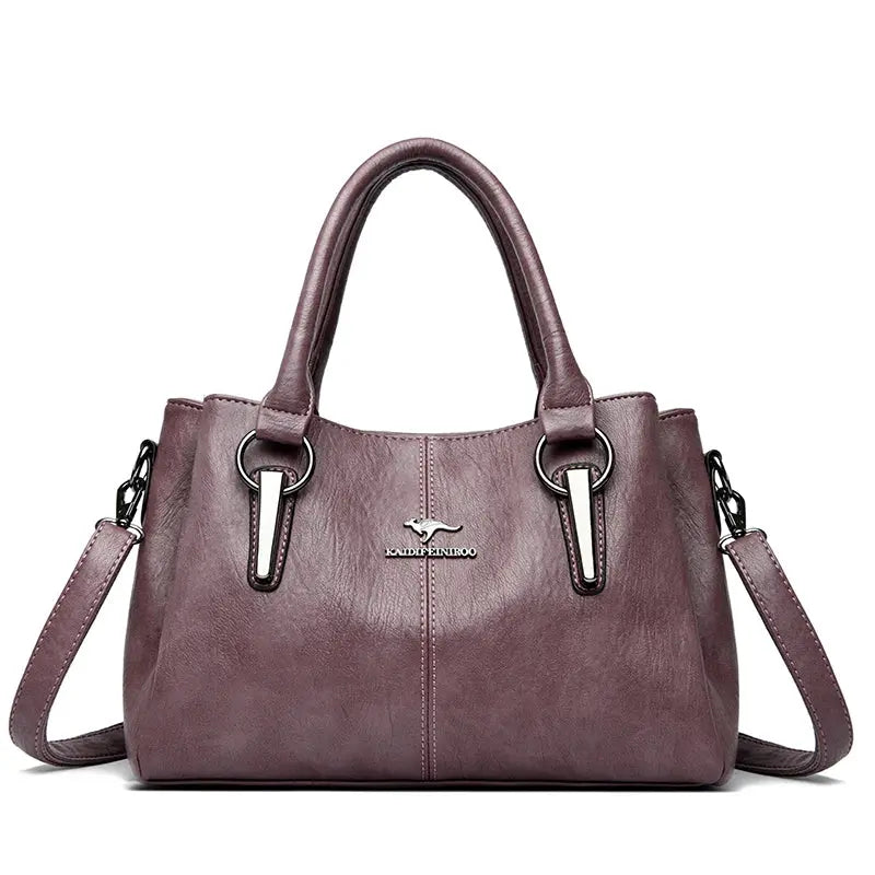 Genuine 3Layers High Quality Soft Leather Ladies Shoulder Crossbody Bags for Women  Luxury Handbags - The Urban Blasts Ltd