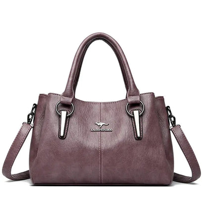 Genuine 3Layers High Quality Soft Leather Ladies Shoulder Crossbody Bags for Women  Luxury Handbags - The Urban Blasts Ltd