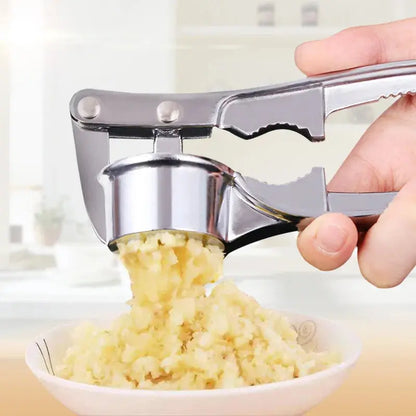 Garlic Press Crusher Mincer Kitchen Stainless Steel Garlic Smasher Squeezer Manual Press Grinding Tool Kitchen Accessories - The Urban Blasts Ltd
