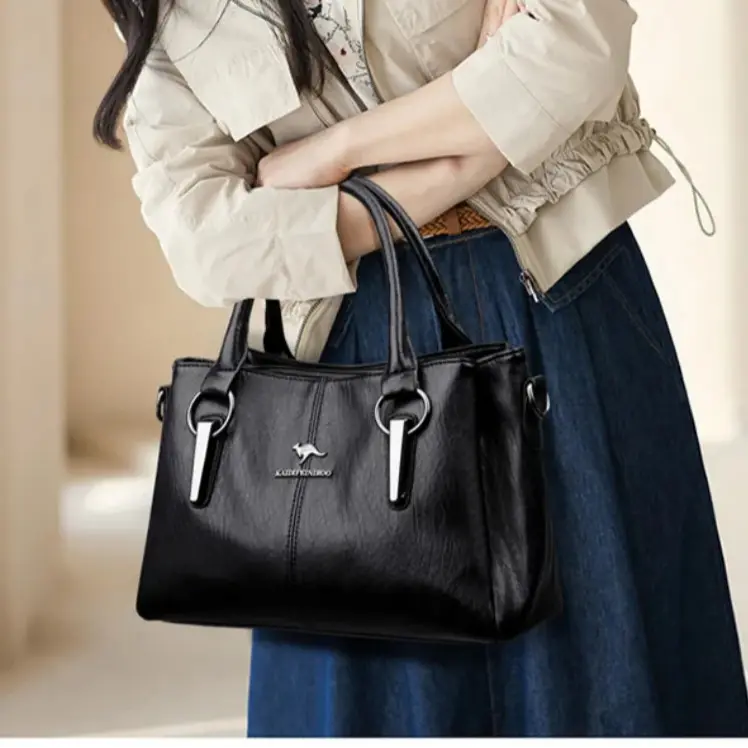 Genuine 3Layers High Quality Soft Leather Ladies Shoulder Crossbody Bags for Women  Luxury Handbags - The Urban Blasts Ltd