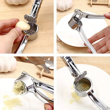 Garlic Press Crusher Mincer Kitchen Stainless Steel Garlic Smasher Squeezer Manual Press Grinding Tool Kitchen Accessories - The Urban Blasts Ltd