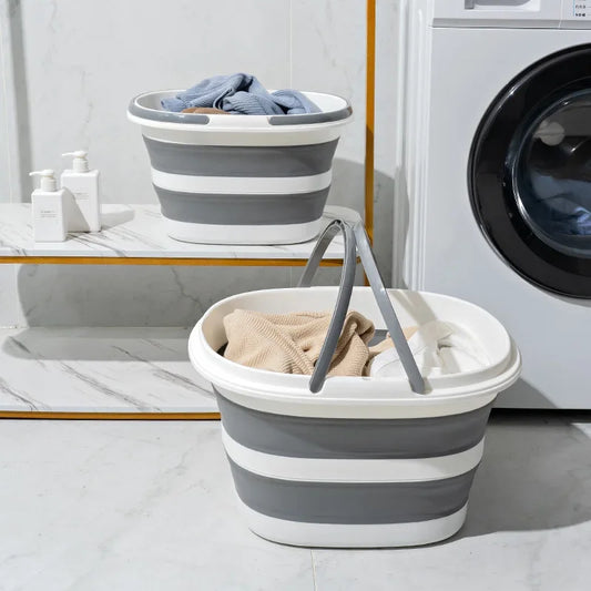 Portable Folding Basin  car wash bucket household 16L Clean Bucket Bathroom Storage Basket For Washing Fishing Camping Basin - The Urban Blasts Ltd