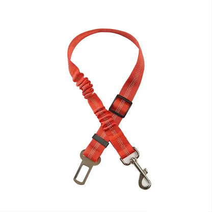 Elastic Nylon Dog Seat Belt For Small Large Dogs Adjustable Reflective Durable Lead Puppy Travel Car Safety Rope - The Urban Blasts Ltd