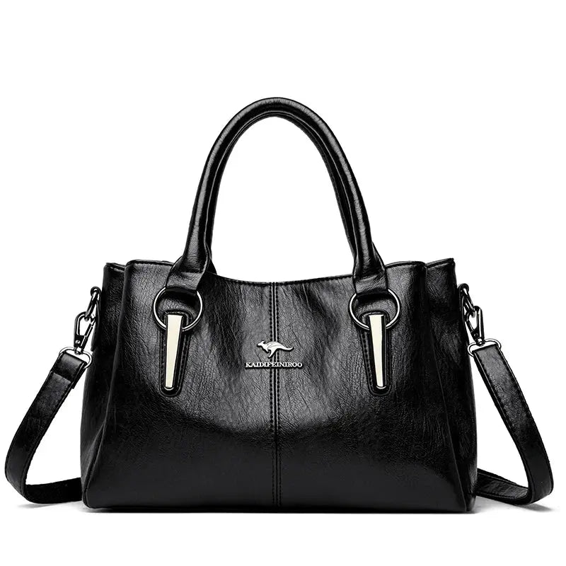Genuine 3Layers High Quality Soft Leather Ladies Shoulder Crossbody Bags for Women  Luxury Handbags - The Urban Blasts Ltd