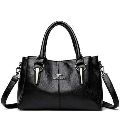 Genuine 3Layers High Quality Soft Leather Ladies Shoulder Crossbody Bags for Women  Luxury Handbags - The Urban Blasts Ltd