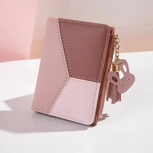 Women's Wallet PU Leather Women's Wallet Made of Leather Women Purses Card Holder Foldable Portable Lady Coin Purses - The Urban Blasts Ltd
