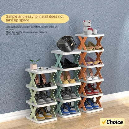 Shoes Racks Storage Organizer  Detachable Shoe Racks Saves Family Household Rack Multi Layer Simple Shoes Shelf Color Cabinet - The Urban Blasts Ltd
