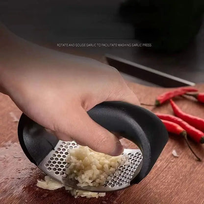 Stainless Steel Garlic Press Crusher Manual Garlic Mincer Chopping Garlic Tool Fruit Vegetable Tools Kitchen Accessories Gadget - The Urban Blasts Ltd