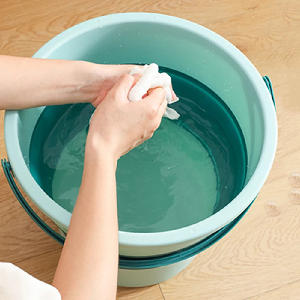 5/10L Folding Portable Bucket with Cover Car Wash Fishing Bathroom Tool Silicone Bucket Outdoor Camping Household Supplies - The Urban Blasts Ltd