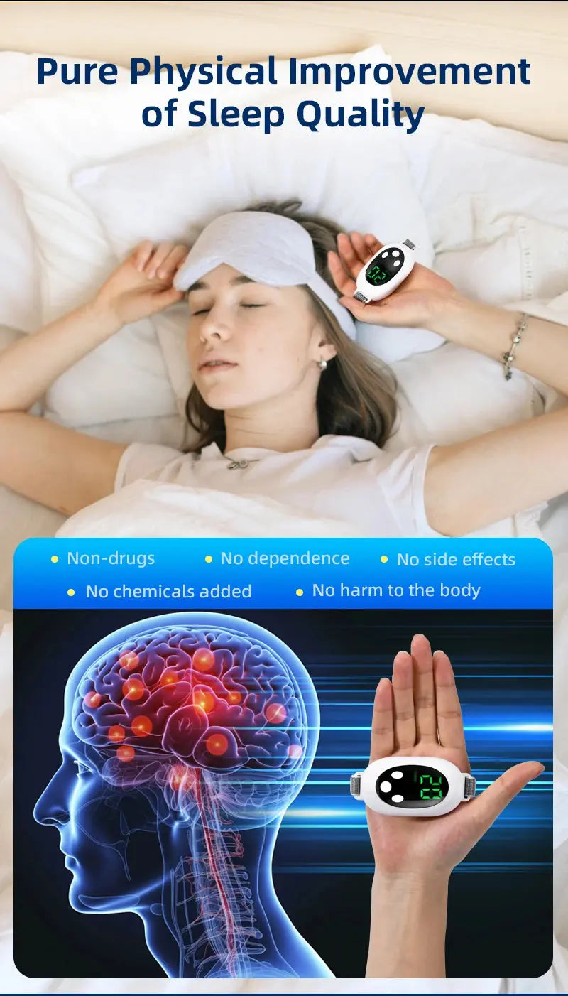 Two modes, 20 levels of intensity, intelligent sleep device, anxiety relief, neurological sleep, insomnia, and soothing device, - The Urban Blasts Ltd