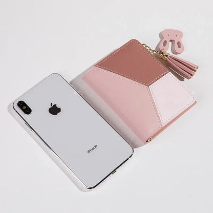 Women's Wallet PU Leather Women's Wallet Made of Leather Women Purses Card Holder Foldable Portable Lady Coin Purses - The Urban Blasts Ltd