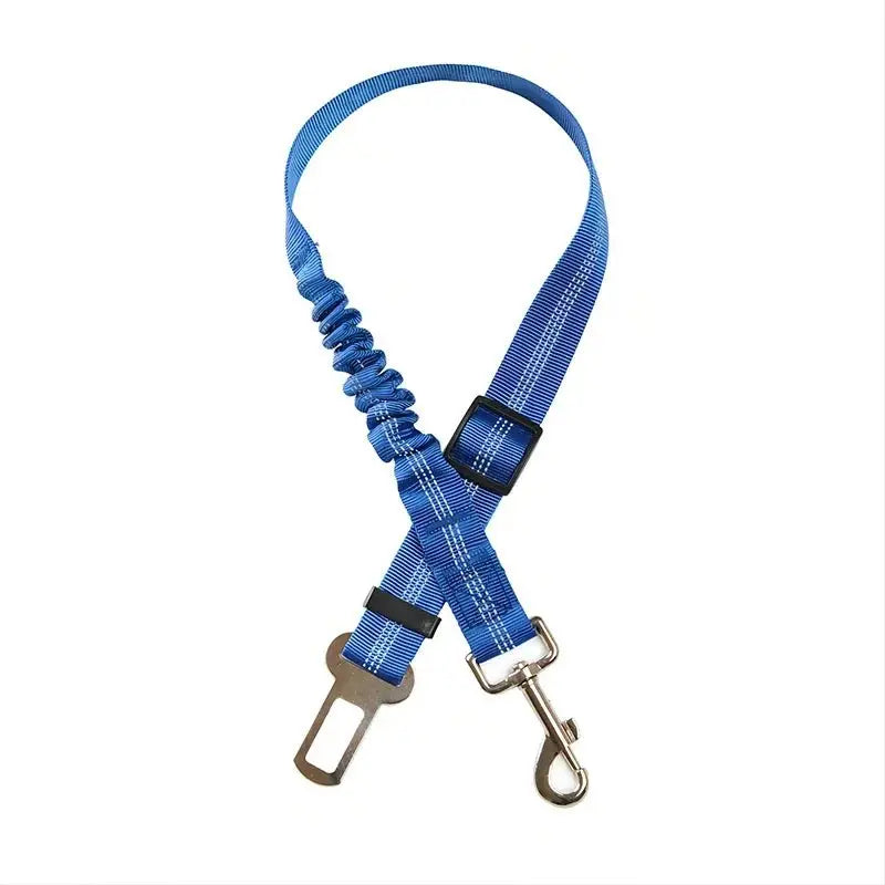 Elastic Nylon Dog Seat Belt For Small Large Dogs Adjustable Reflective Durable Lead Puppy Travel Car Safety Rope - The Urban Blasts Ltd