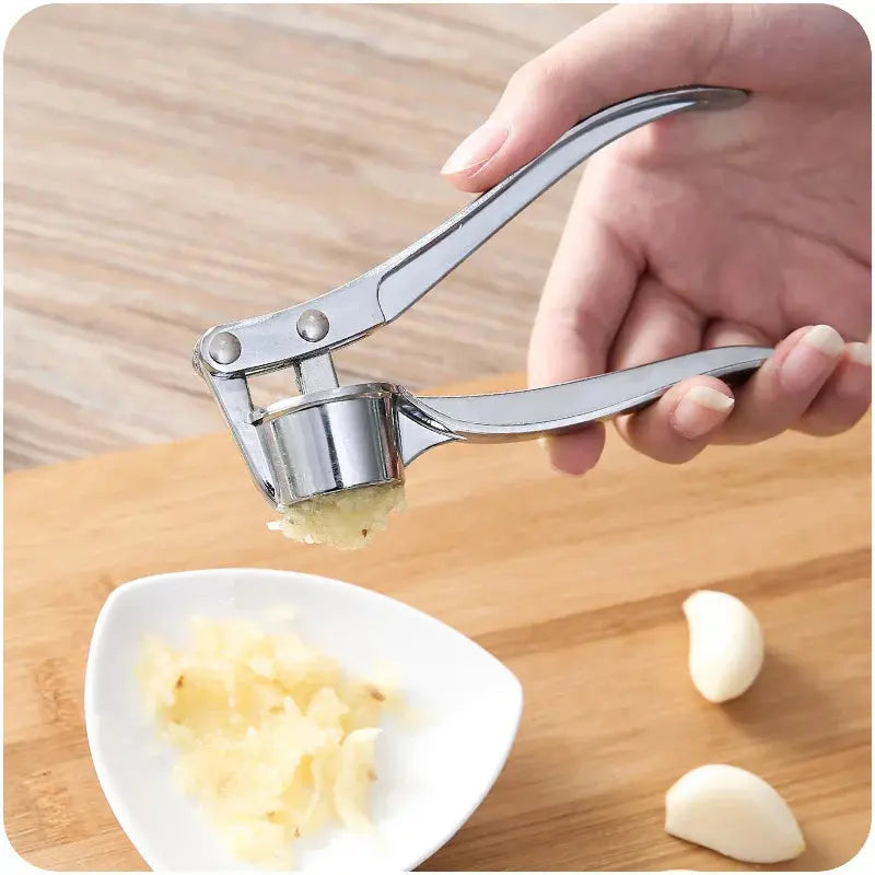 Garlic Press Crusher Mincer Kitchen Stainless Steel Garlic Smasher Squeezer Manual Press Grinding Tool Kitchen Accessories - The Urban Blasts Ltd